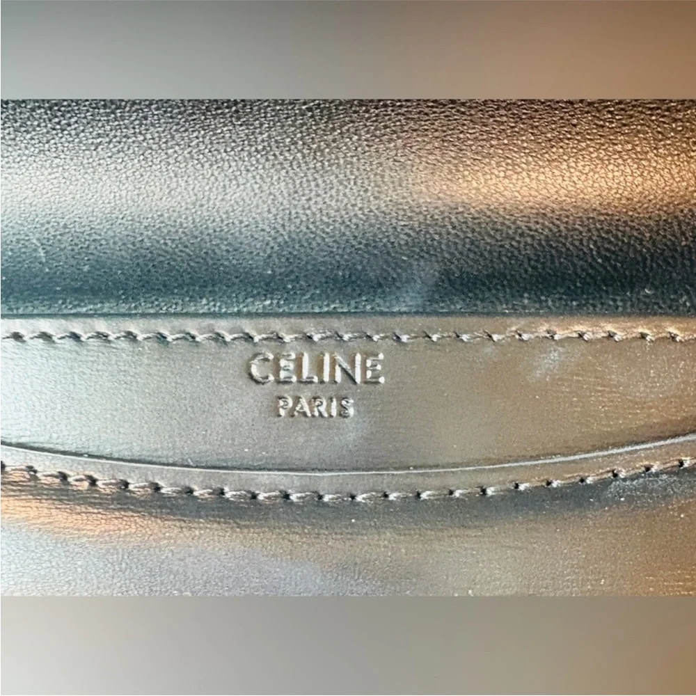 Celine Mini Bag in Dark Brown/Black Patent Leather - Picture 2 of 4